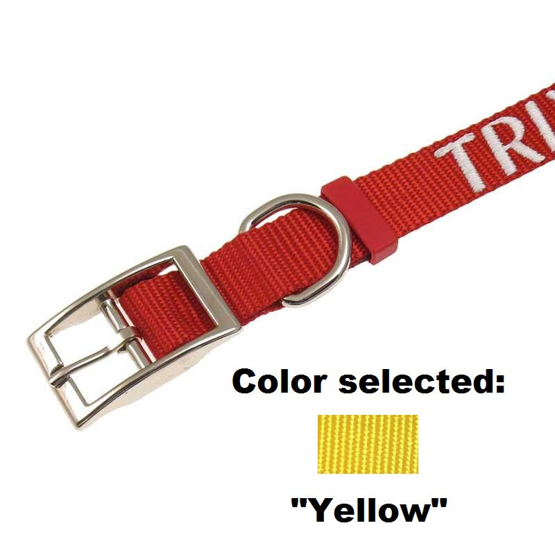 Dog Collar - 1" Width - Personalized Embroidery (Traditional Style), - Lucky Pet